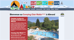 Desktop Screenshot of camping-clair-matin.com